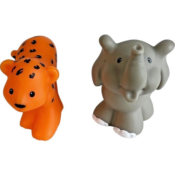 Fisher Price Little People Polar Bear Cheetah Elephant Noah Ark Jungle Animal - Picture 6 of 11